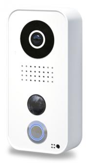 DoorBird IP Video Türstation D101, Polycarbonat Gehäuse, White Edition 