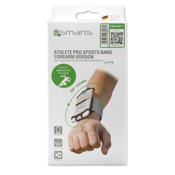 Artikelbild des Artikels “4Smarts Universal-Sportarmband Athlete Pro für das Handgelenk schwarz “