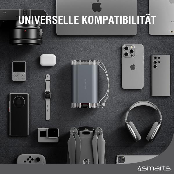 Artikelbild 7 des Artikels “4Smarts Powerbank Lucid Ultra 40000mAh 100W grau “