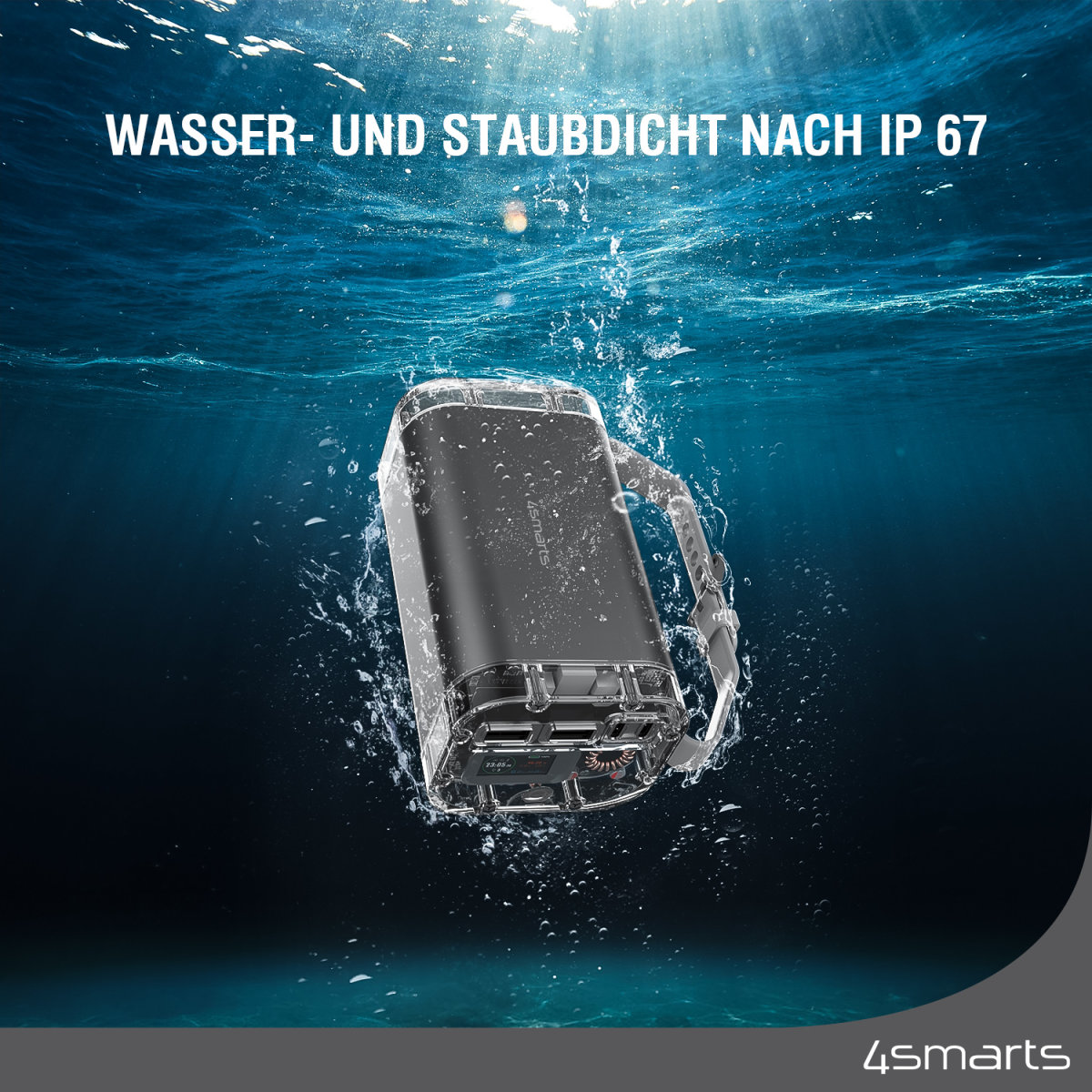 Artikelbild 3 des Artikels “4Smarts Powerbank Lucid Ultra 40000mAh 100W grau “