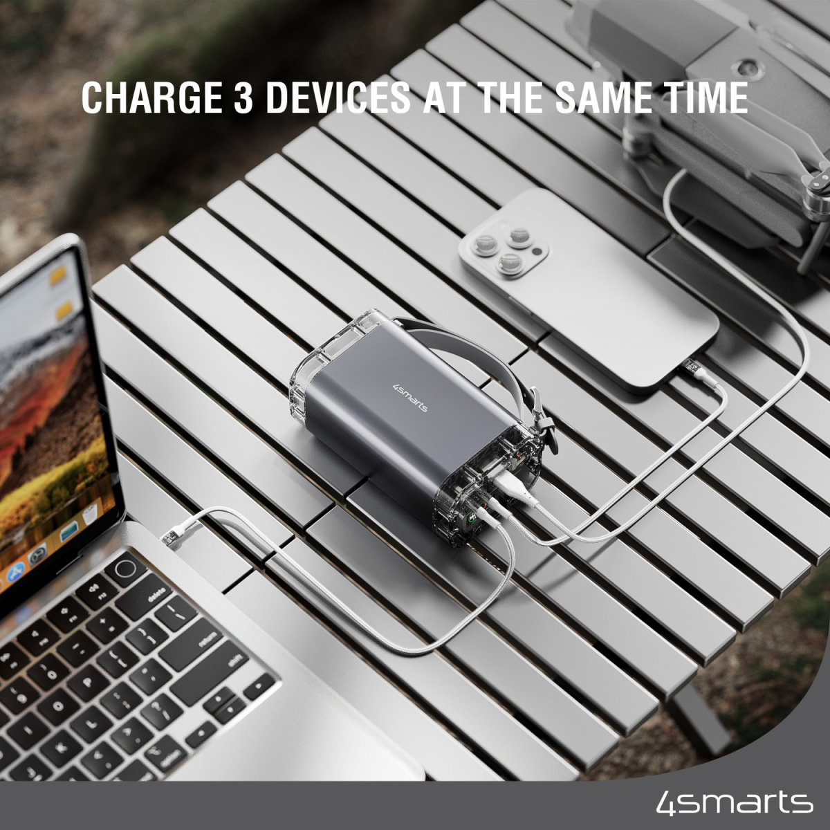 Artikelbild 8 des Artikels “4Smarts Powerbank Lucid Air 26800mAh 65W grau “